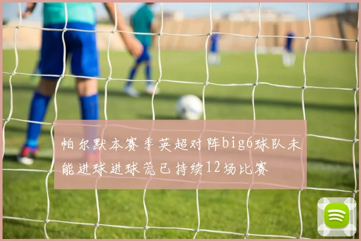 帕尔默本赛季英超对阵big6球队未能进球进球荒已持续12场比赛